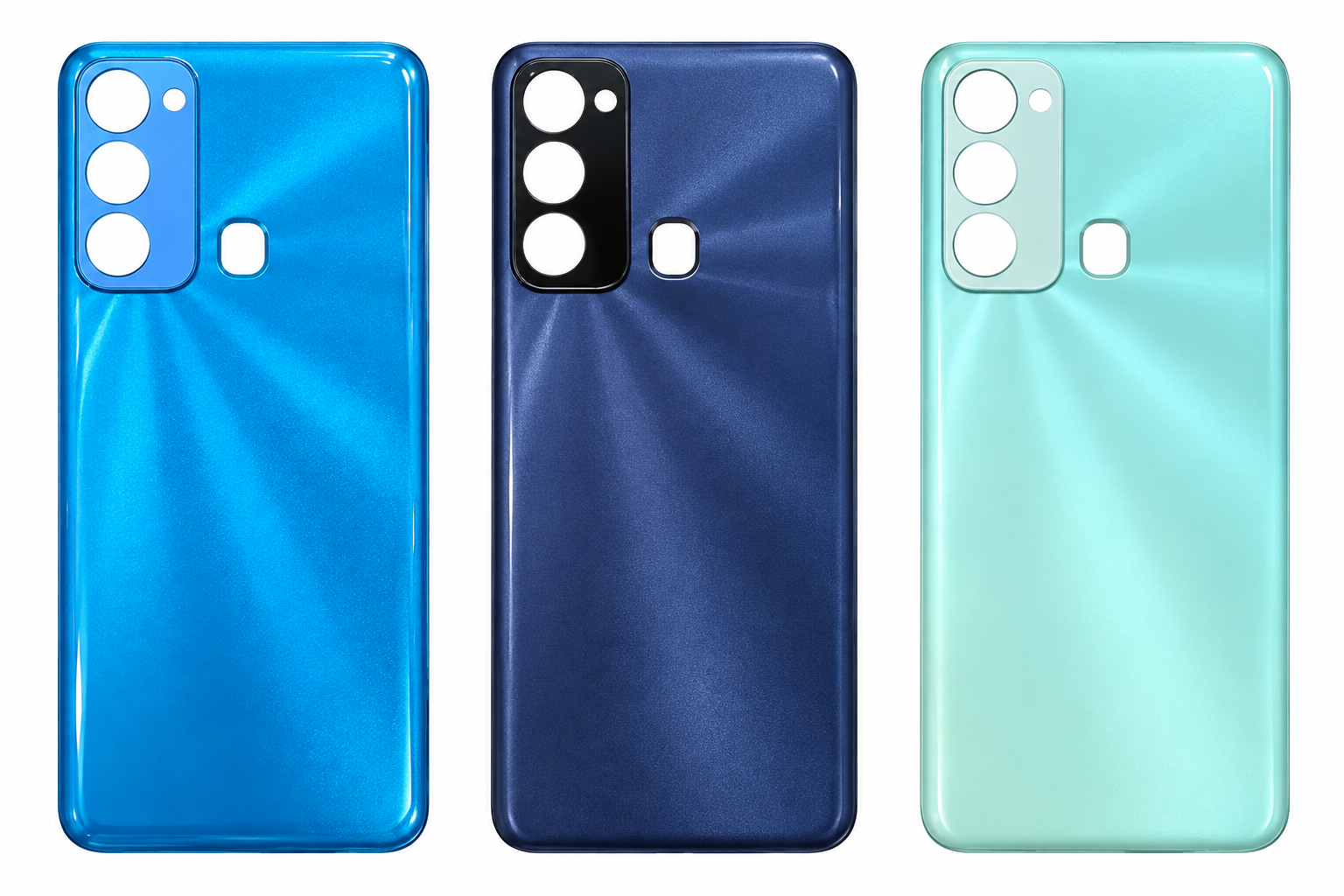 Compatible Replacement for Itel Vision 3 4G Back Panel – Black, Blue & Green